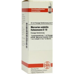 Mercurius Solub. D 10 Dilution Hahnemann  (20 ml) – PZN 2618023