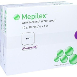 MEPILEX 10x10 cm Schaumverband, 10 ST – PZN 11511672