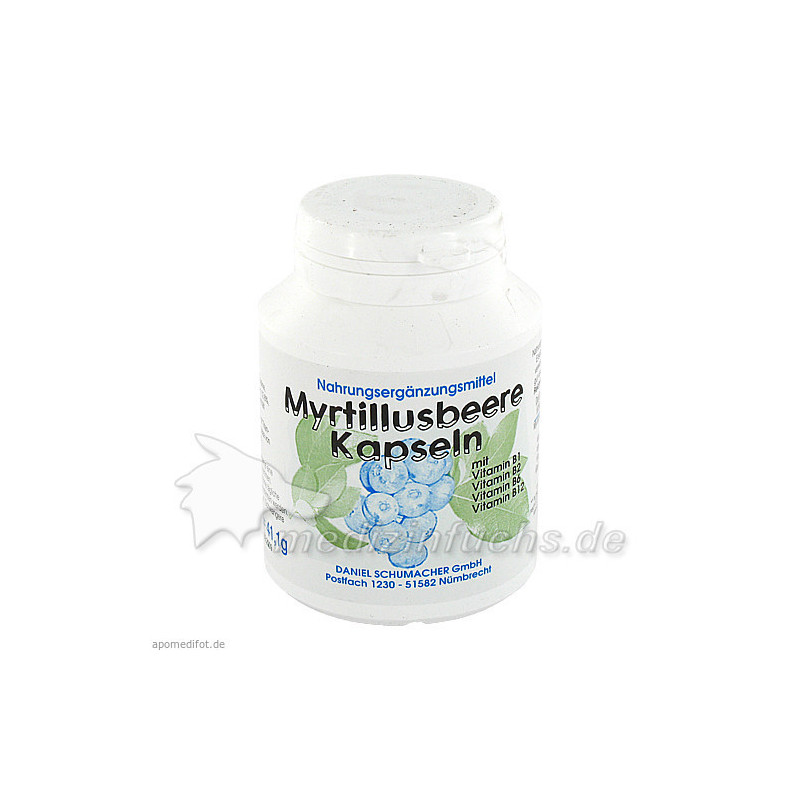 Myrtillusbeere Kapseln, 100 ST – PZN 5124451