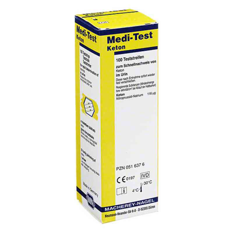 Medi Test Keton Teststreifen (100 stk) – PZN 516376