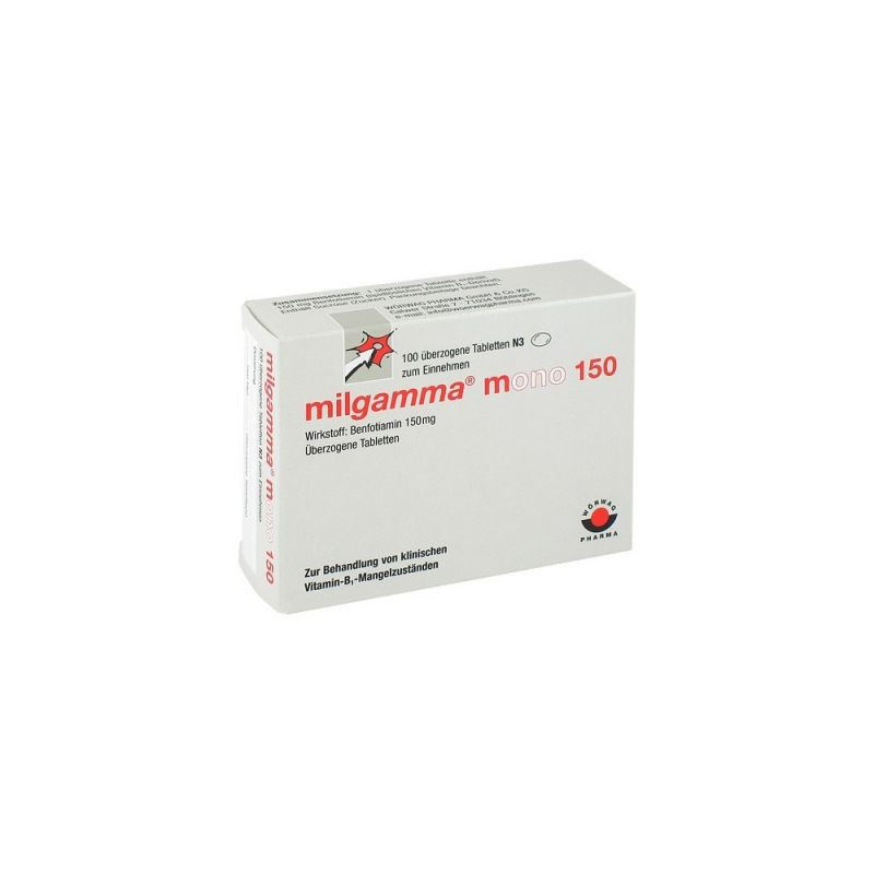 Milgamma mono 150 überzogene Tabletten (100 stk) – PZN 1221944