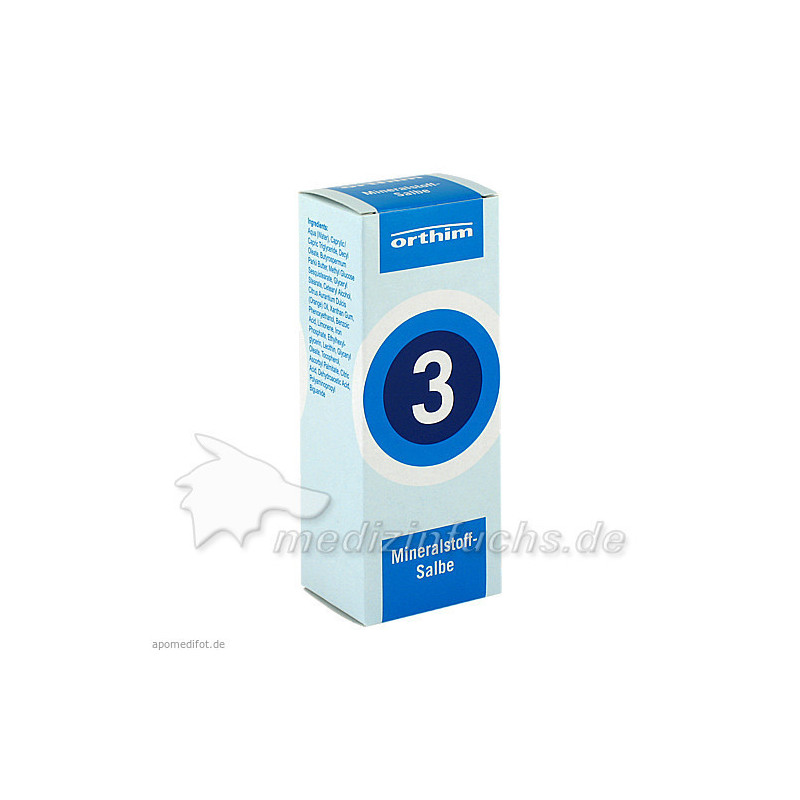 Mineralstoff-Salbe Nr.3, 75 ML – PZN 970980