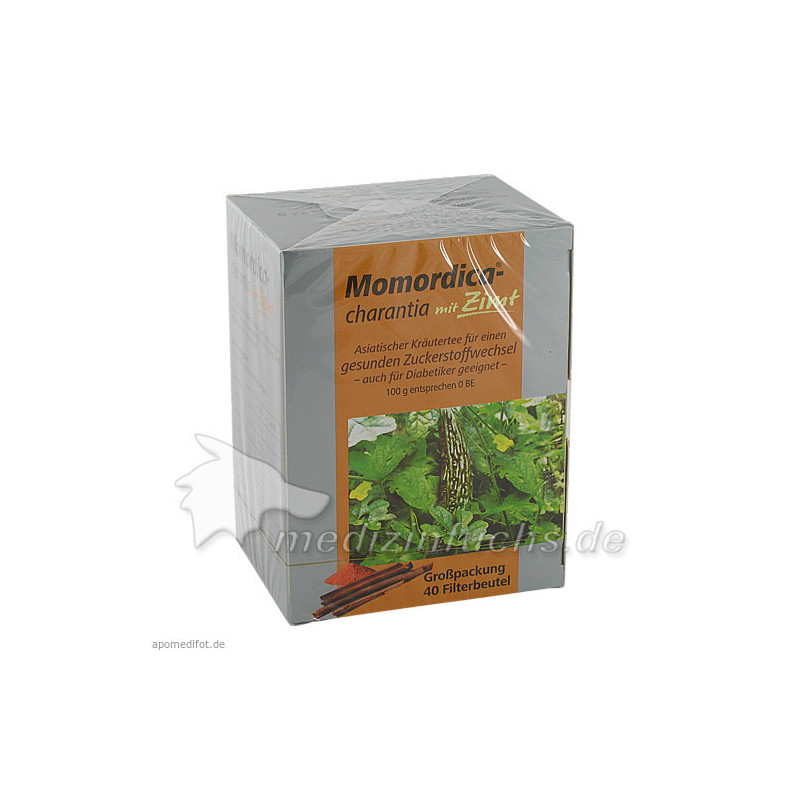 Momordica charantia mit Zimt Kräuterteemischung, 40 ST  – PZN 4492247