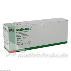 MOLLELAST 6CMx4m WEISS 19411, 20 ST – PZN 4781543