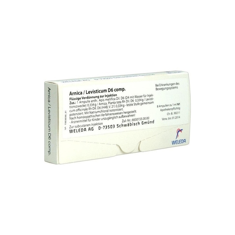 ARNICA LEVIST D 6 COMP, 8X1 ML – PZN 1618558