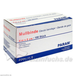 MULLBINDE 8CM O CELL, 100 ST – PZN 3855541