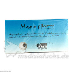 Magnetpflaster je 600 Gauss+Anleitung, 10 ST – PZN 9686921