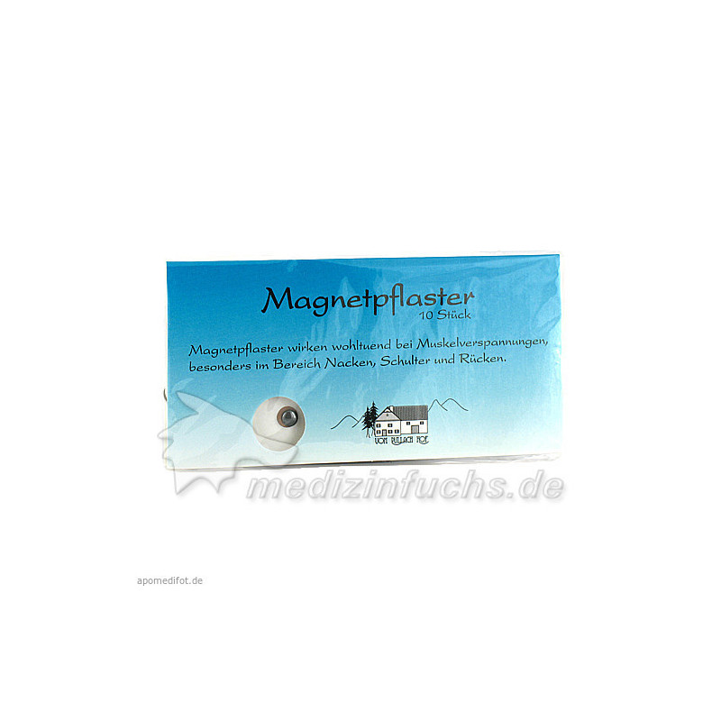 Magnetpflaster je 600 Gauss+Anleitung, 10 ST – PZN 9686921