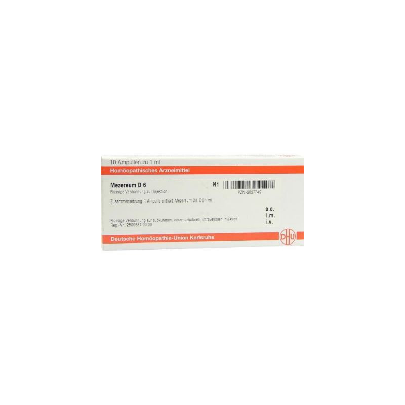 Mezereum D 6 Ampullen (10X1 ml) – PZN 2827749
