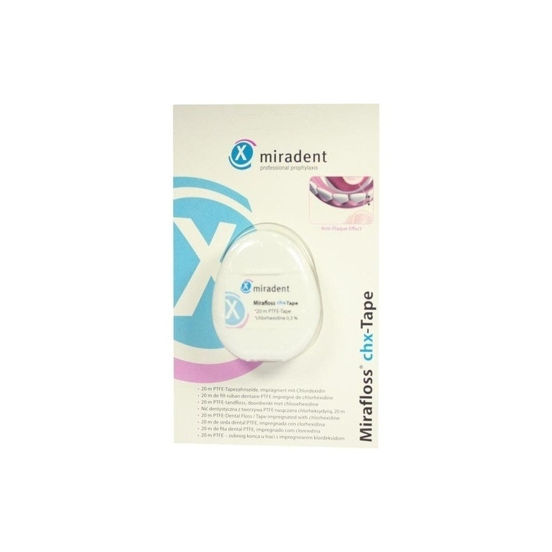 MIRADENT MIRAFLOSS CHX 20m, 1 ST – PZN 3957253