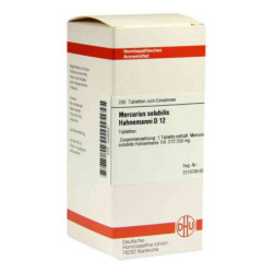 Mercurius Solub. D 12 Tabletten Hahnemann  (200 stk) – PZN 3486581