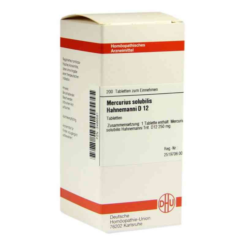 Mercurius Solub. D 12 Tabletten Hahnemann  (200 stk) – PZN 3486581