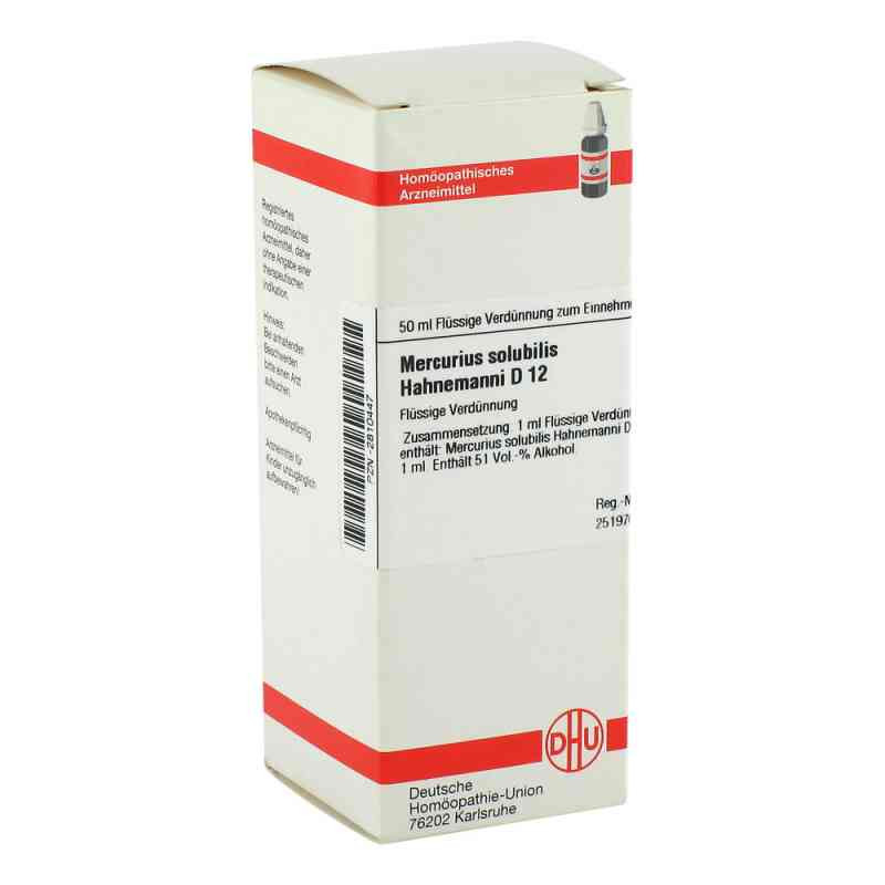 Mercurius Solub. D 12 Dilution Hahnemann  (50 ml) – PZN 2810447