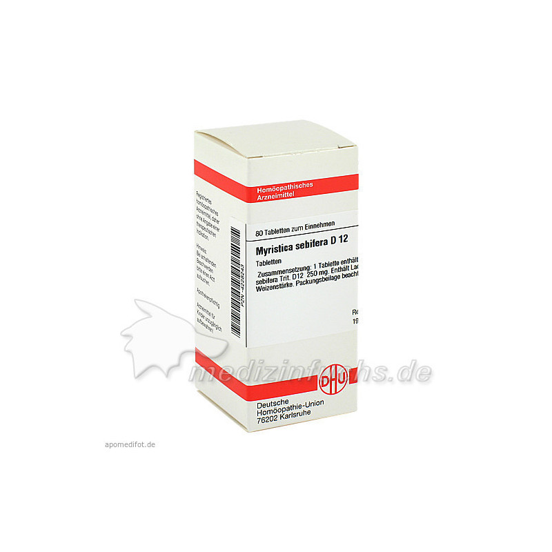 MYRISTICA SEBIF D12, 80 ST  – PZN 4228243