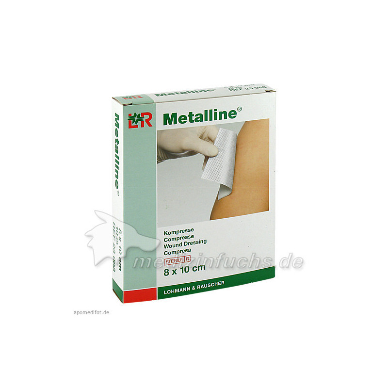 METALLINE KOMPR STER 8X10, 10 ST – PZN 635336