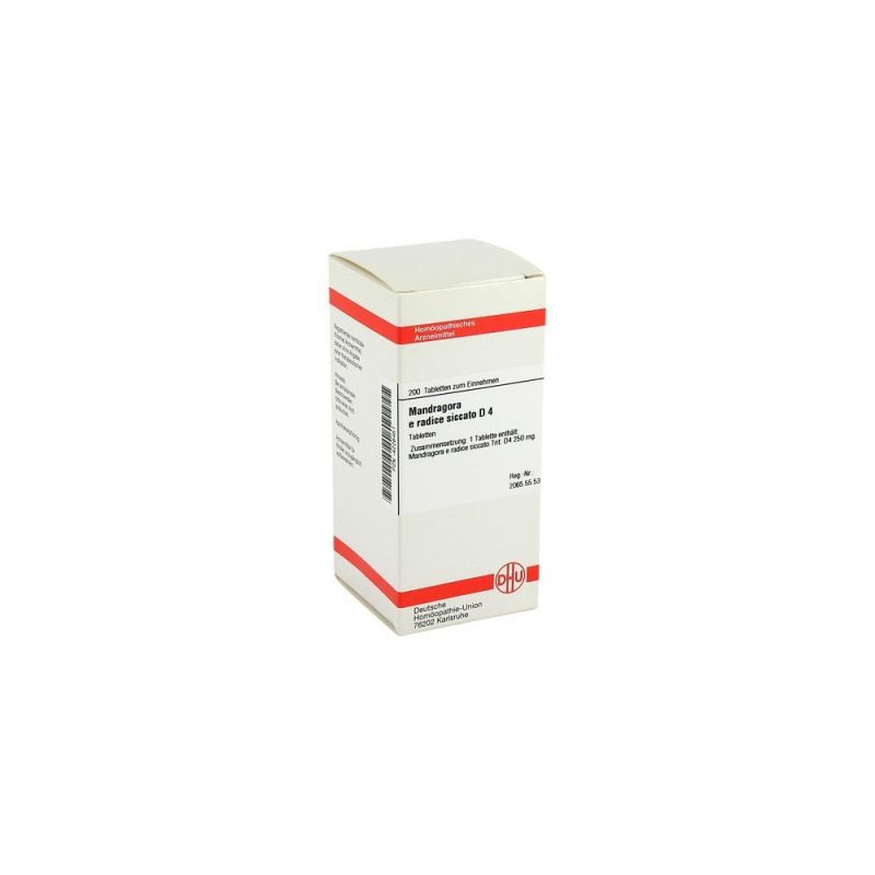 Mandragora E Radice Sic. D 4 Tabletten (200 stk) – PZN 4226451