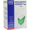 MEDIKAMENTENDISPENSER 7 Tage grün transp m Blinden, 1 ST – PZN 4523746
