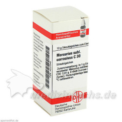 MERCURIUS SUBL CORR C 30, 10 G – PZN 4227545