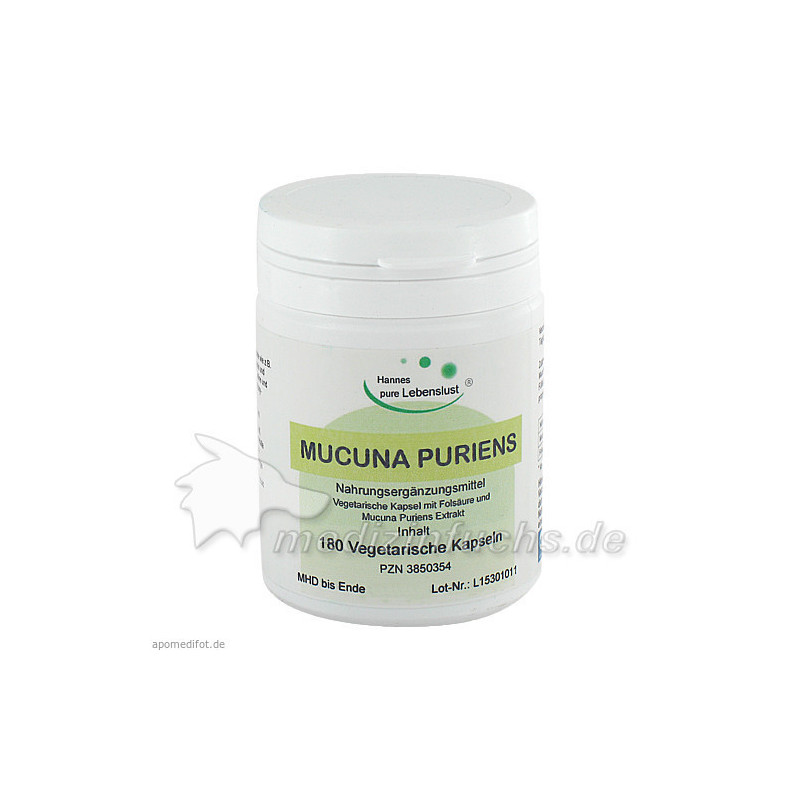 Mucuna Pruriens Vegi Kapseln, 180 ST  – PZN 3850354