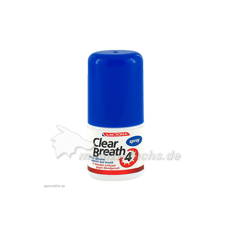 Mundspray Frischer Atem Clear Breath Lactona, 25 ML – PZN 10386561