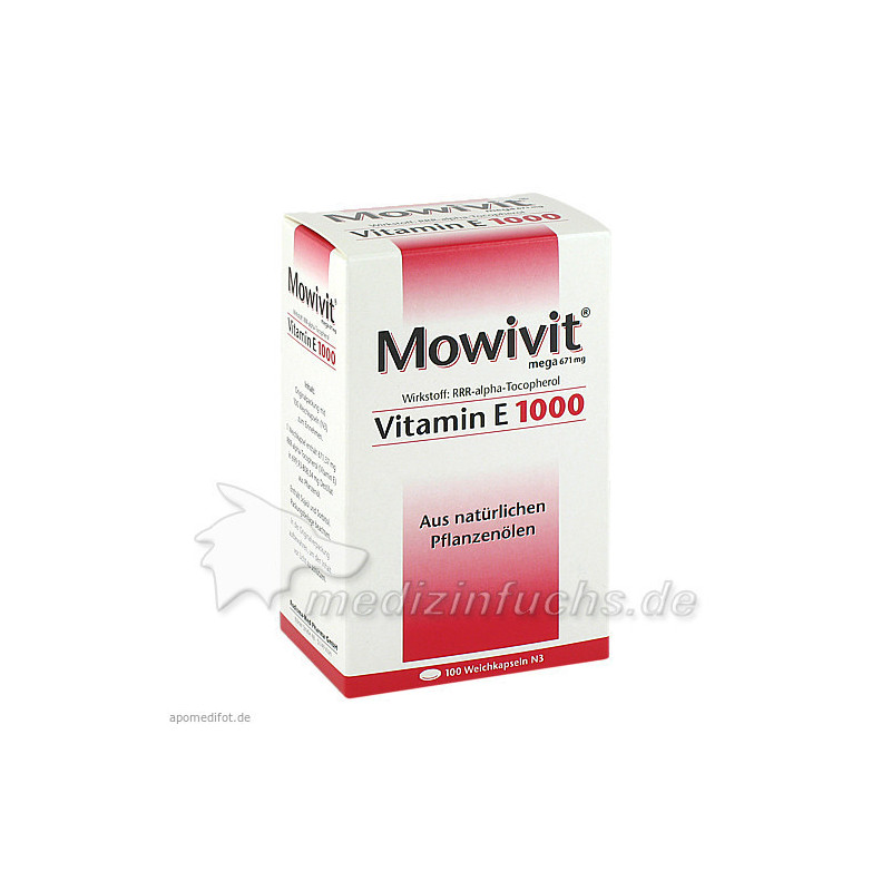 Mowivit Vitamin E 1000, 100 ST – PZN 836916