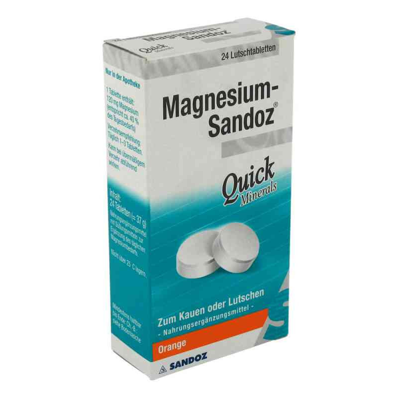 Magnesium Sandoz Quick Minerals Lutschtabletten (24 stk) – PZN 1219781