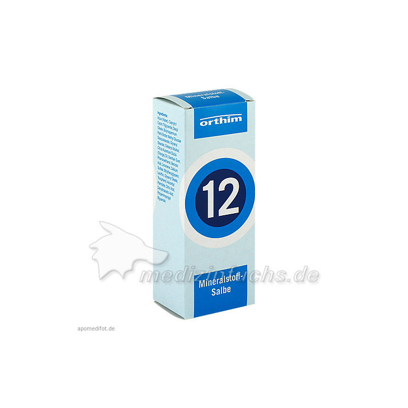 Mineralstoff-Salbe Nr.12, 75 ML  – PZN 971092