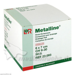 METALLINE DRAIN KOMPR 6X7, 50 ST – PZN 2072713