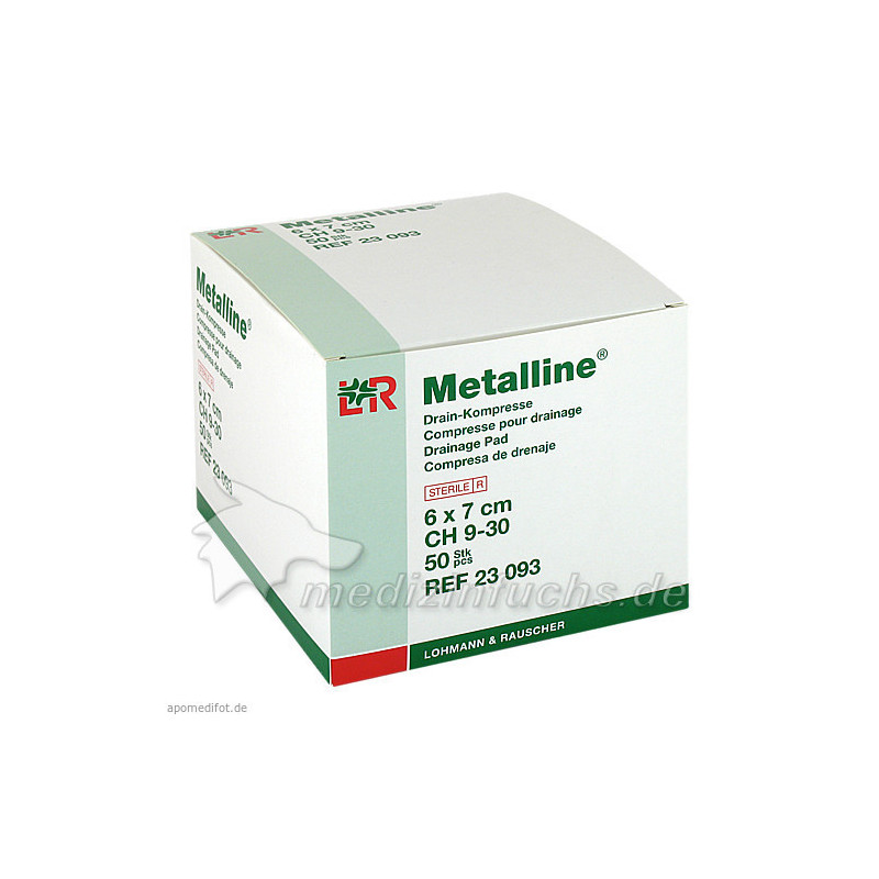 METALLINE DRAIN KOMPR 6X7, 50 ST – PZN 2072713