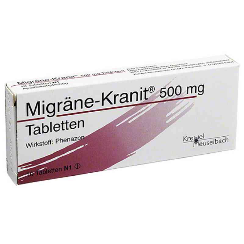 Migräne-Kranit 500mg (10 stk) – PZN 3438004