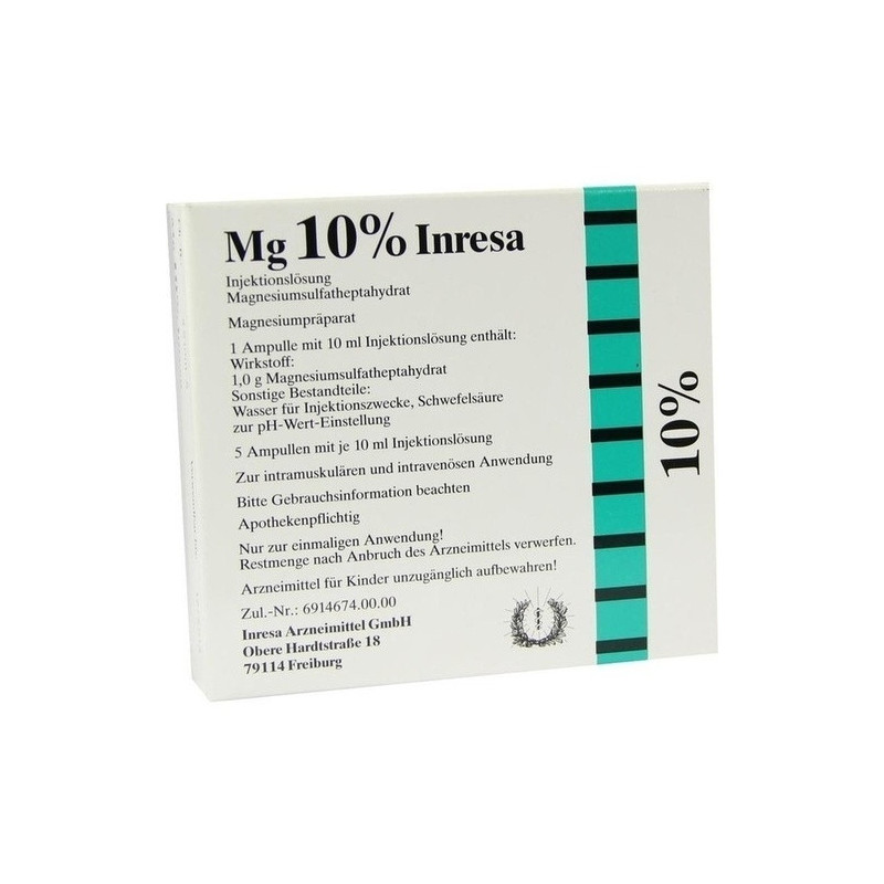 Mg 10% Inresa, 5X10 ML – PZN 2142218