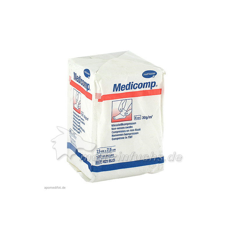 MEDICOMP UNSTERIL7.5X7.5CM, 100 ST – PZN 4783849