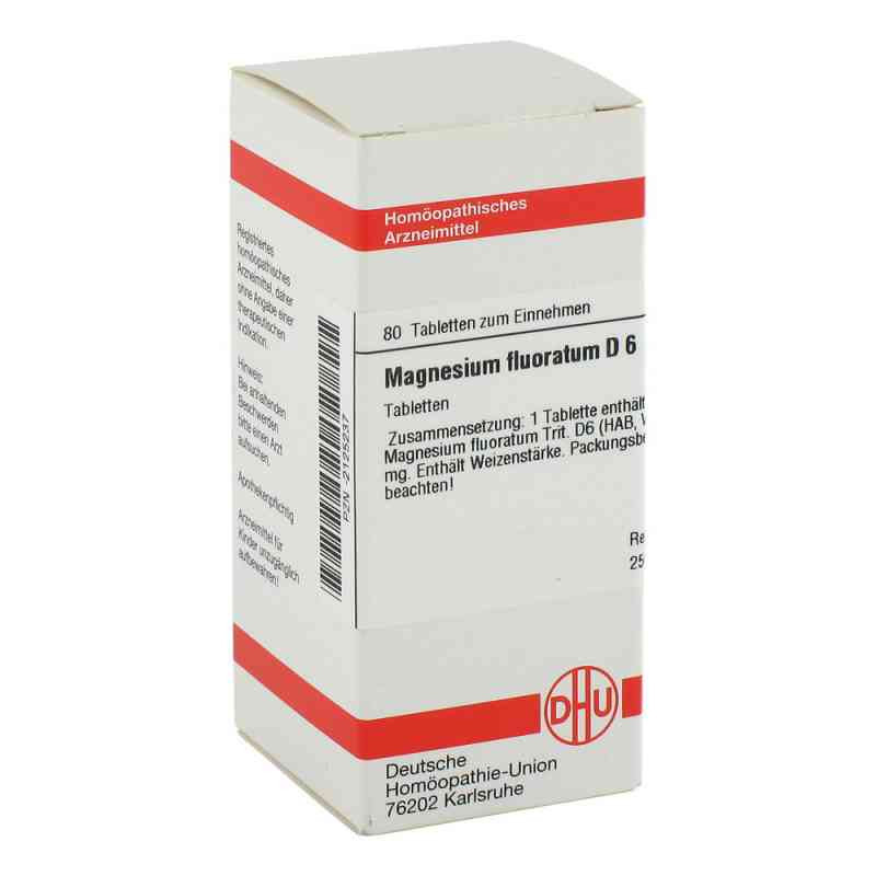 Magnesium Fluoratum D 6 Tabletten (80 stk) – PZN 2125237