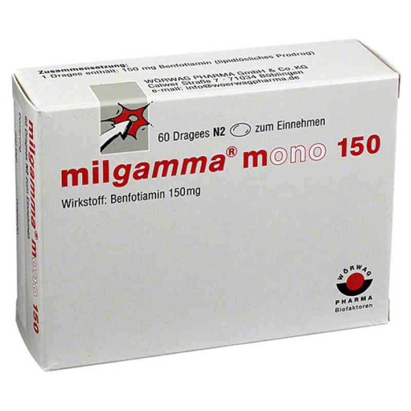 Milgamma mono 150 überzogene Tabletten (60 stk) – PZN 1221938