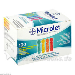 MICROLET Lanzetten farbig, 100 ST – PZN 9245275