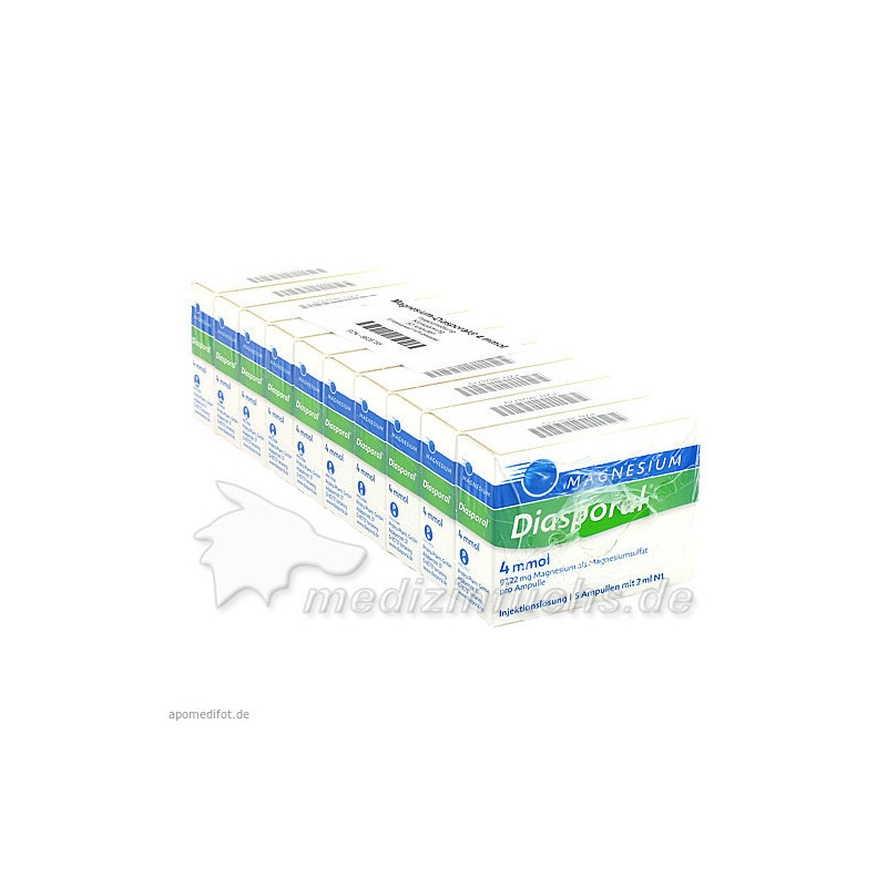 Magnesium-Diasporal 4mmol Injektionslösung, 50X2 ML – PZN 8626785