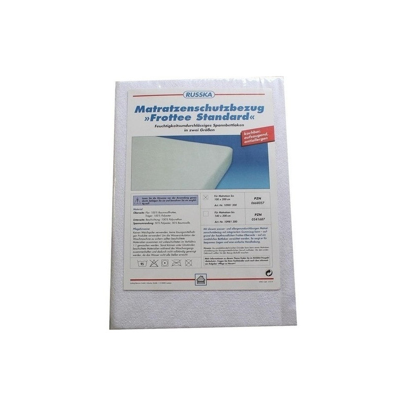 Matratzenschutzbezug Frottee Standard 100x200cm, 1 ST – PZN 668057