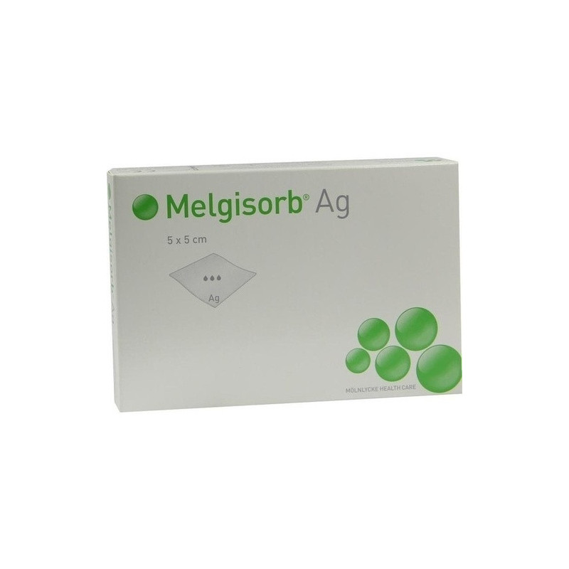 Melgisorb Ag 5x5cm, 10 ST – PZN 1560824