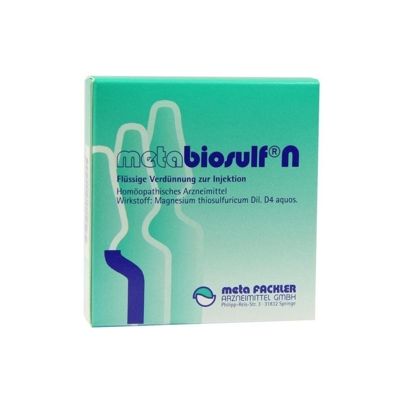 METABIOSULF N INJEKTIONSLÖSUNG, 5X2 ML – PZN 1557621