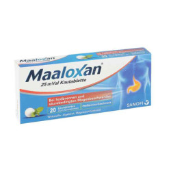 Maaloxan 25mVal (20 stk) – PZN 1423582