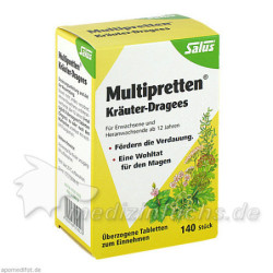 Multipretten Kräuter-Dragees Salus, 140 ST – PZN 5139613
