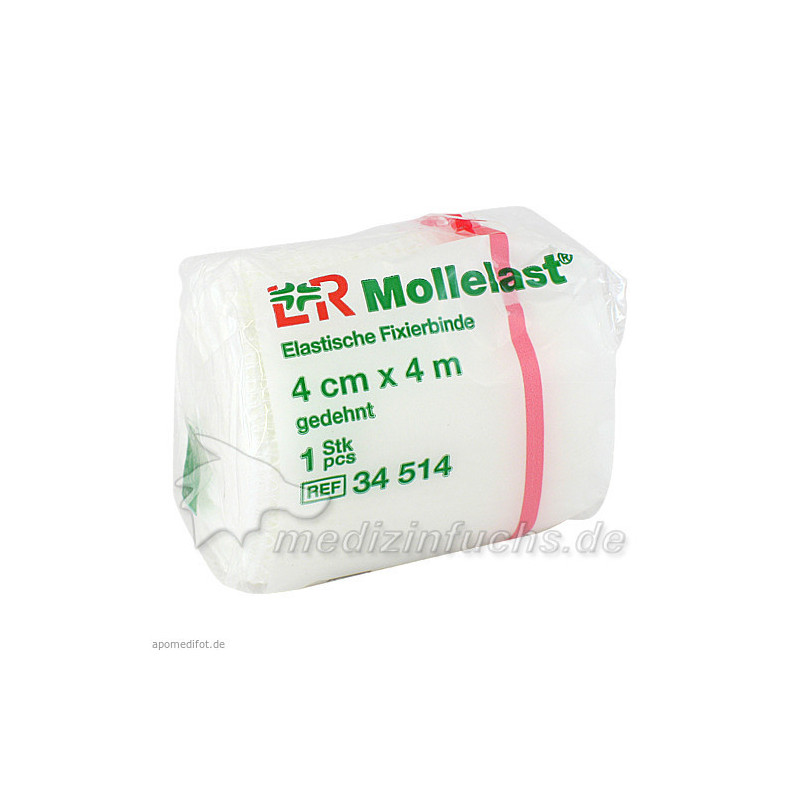 MOLLELAST 4CMx4m WEISS 14410, 1 ST  – PZN 4781477