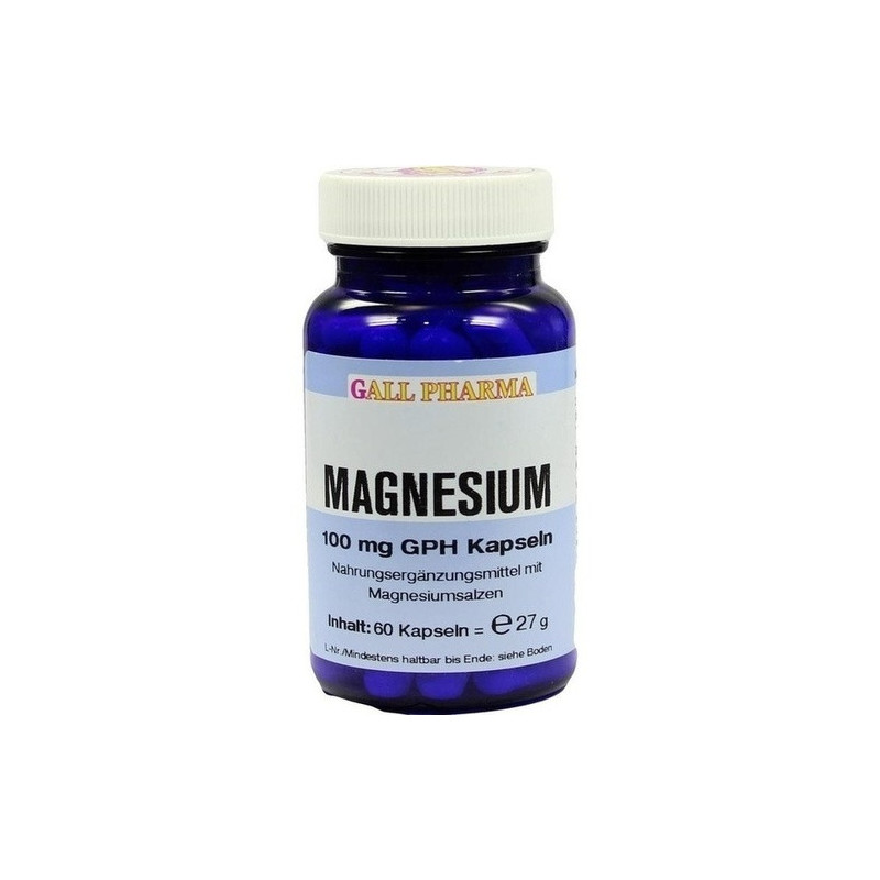 MAGNESIUM 100mg Kapseln, 60 ST – PZN 117908