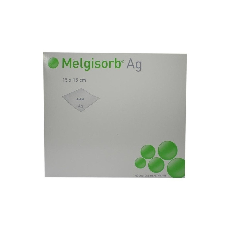 Melgisorb Ag 15x15cm, 10 ST – PZN 1560847