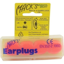 MACKS Earpluggs Hot orange, 2X2 ST  – PZN 729422