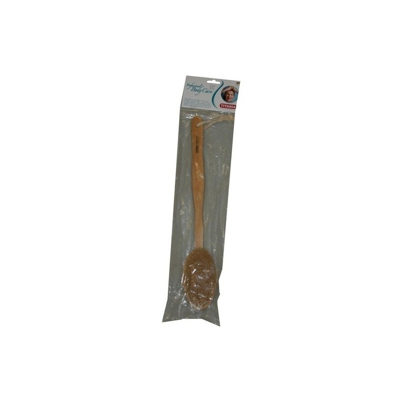 Massage Bürste mit Stiel 43cm ovaler Kopf Titania, 1 ST – PZN 1918875