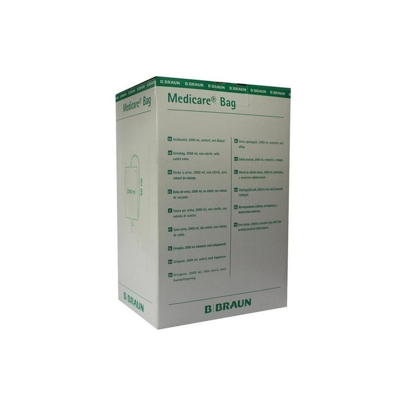 Medicare Bag 2000ml unst.m.90cm Schlauch u. Ablauf, 10 ST – PZN 728658