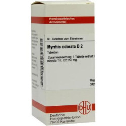 Myrrhis Odorata D 2 Tabletten (80 stk) – PZN 4228177