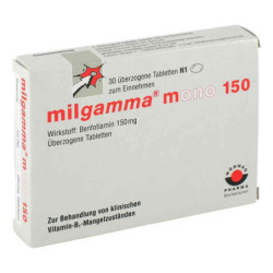 Milgamma mono 150 überzogene Tabletten (30 stk) – PZN 1221921