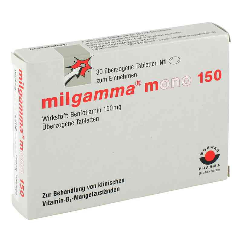 Milgamma mono 150 überzogene Tabletten (30 stk) – PZN 1221921
